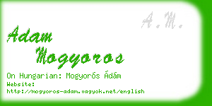 adam mogyoros business card